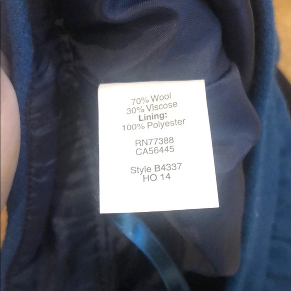 J. Crew Navy Blue Wool Mini Skirt - Picture 5 of 5